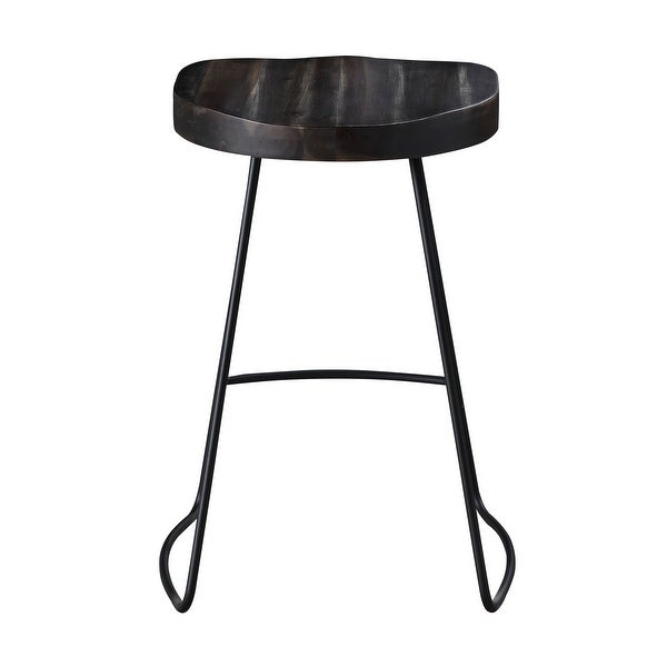 Somette Canyon Ridge Brown Vintage Swivel Stool