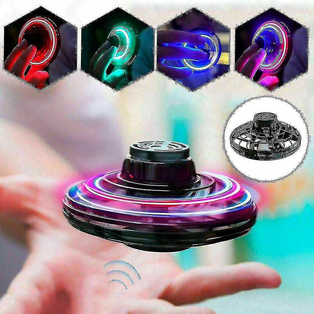 Flynova Drone Hovering Flying Spinner Boomerang Fidget Led Light Kids Toys Induction Lighting Aircraft