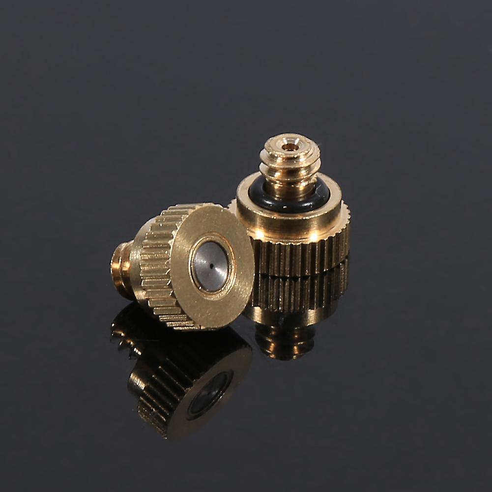 Brass Misting Nozzles For Cooling System  (0.4 Mm) 10/24 Unc Garden 20pcs