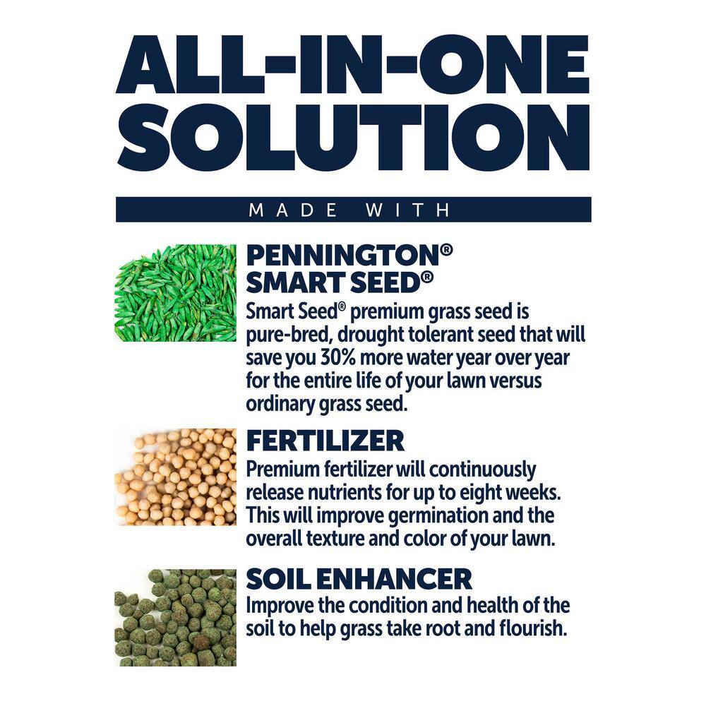 Pennington 35 lbs. Tall Fescue Lawn Booster with Smart Seed Fertilizer and Soil Enhancers 100540516