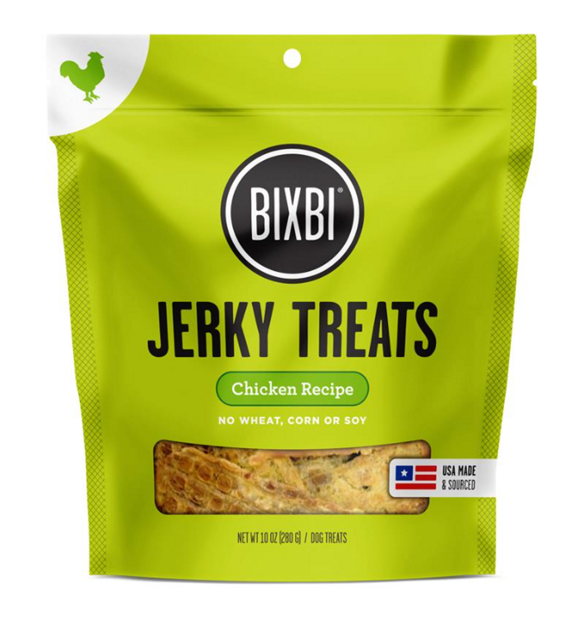 Bixbi Original Chicken Jerky Dog Treats， 10oz.