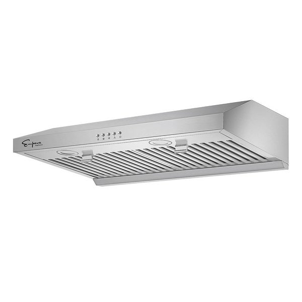 30 inch 400 CFM Ultra Slim Ducted Under Cabinet Range Hood - LED Lights - Quiet Motor