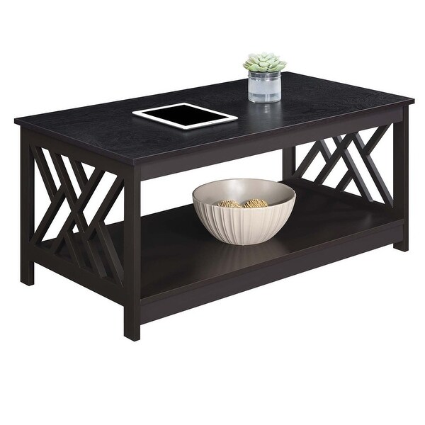 Titan Coffee Table with Shelfand#44