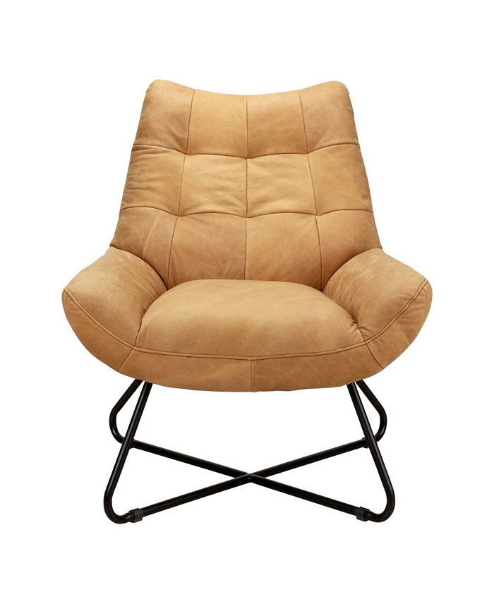 Moes Home Collection Graduate Lounge Chair Tan