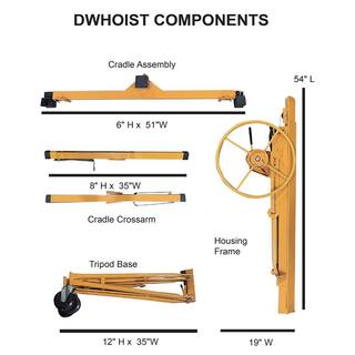 PRO-SERIES Drywall and Panel Hoist 800012