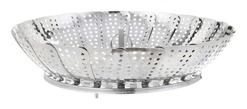 Fox Run Silver Stainless Steel Steamer Basket