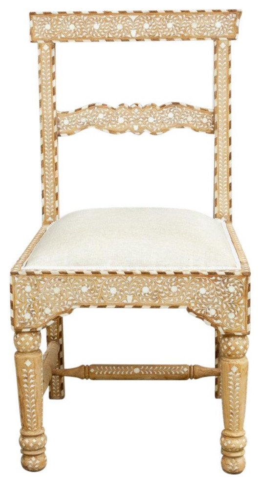 British Colonial Inlaid Chair   Mediterranean   Dining Chairs   by De cor  Houzz