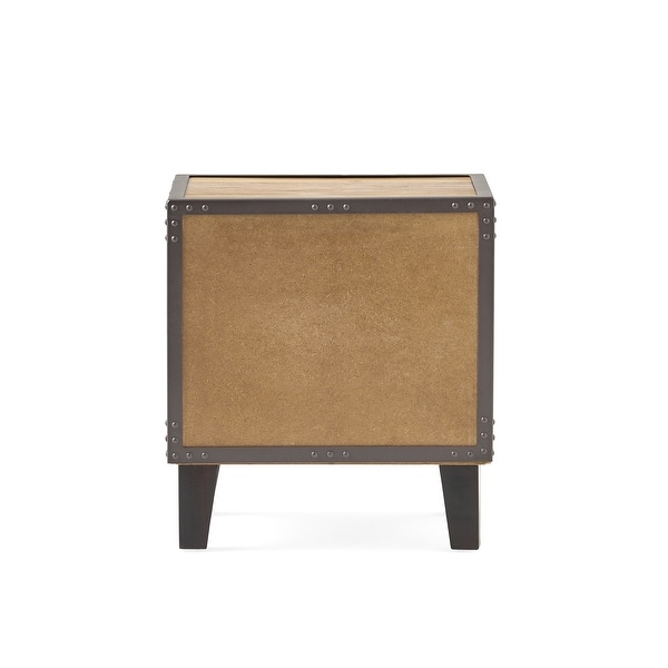 Luna Acacia Wood End Table by Christopher Knight Home