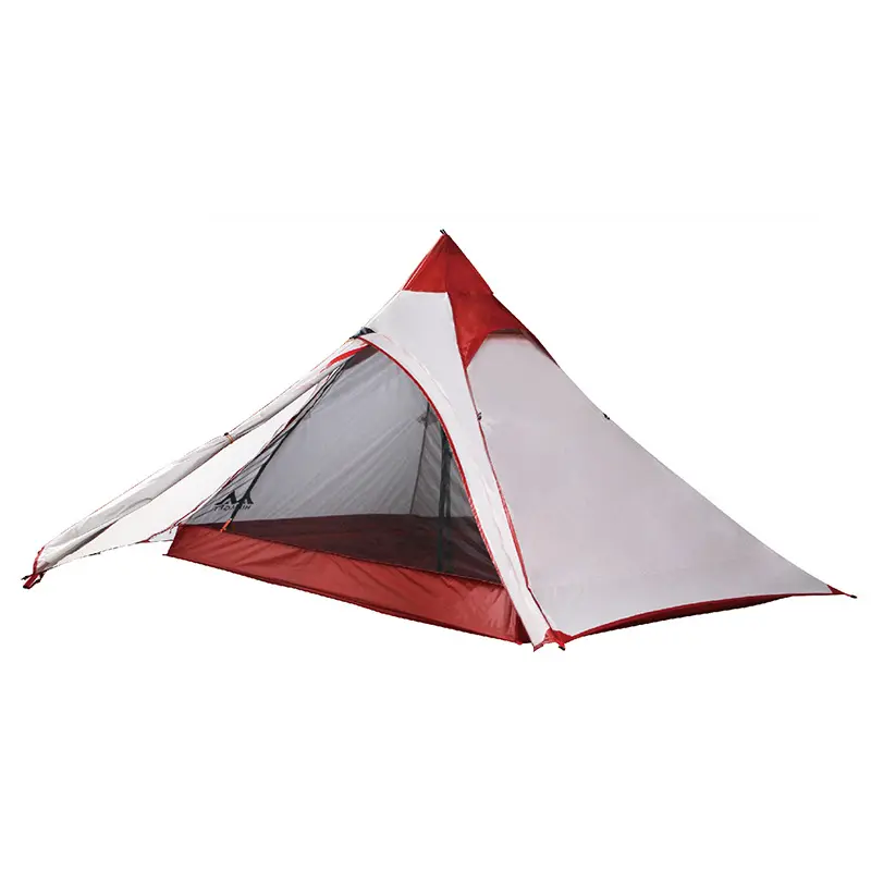 Hot Sell Hiking Camping Outdoor Ultralight Stove Teepee Cone Outing Adventure Cheap Glass Pyramid Tent