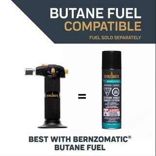 Bernzomatic Butane Gas Handheld Torch Head with Soldering Tip Trigger Ignition and Flame Lock 330194