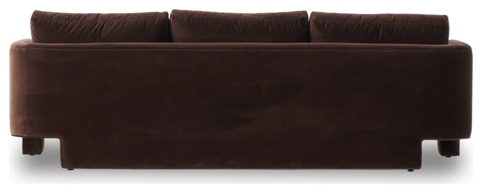 Katya Sofa 97 quotSurrey Cocoa   Transitional   Sofas   by Zin Home  Houzz