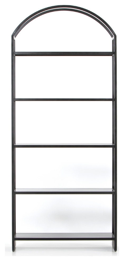 Loomis Bookcase  Black   Transitional   Bookcases   by Four Hands  Houzz