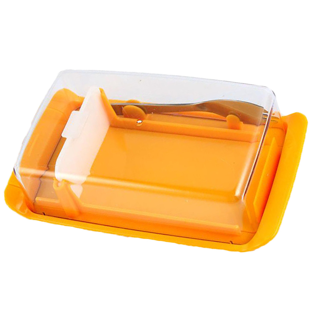 1 Set Food Container Butter Crisper Butter Cutter Home Tableware Storage Box