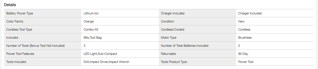 RIDGID R9224SBN 18V Lithium-Ion Brushless Cordless SubCompact Combo Kit (3-Tool) with (2) 2.0 Ah Lithium Battery， Charger and Bag