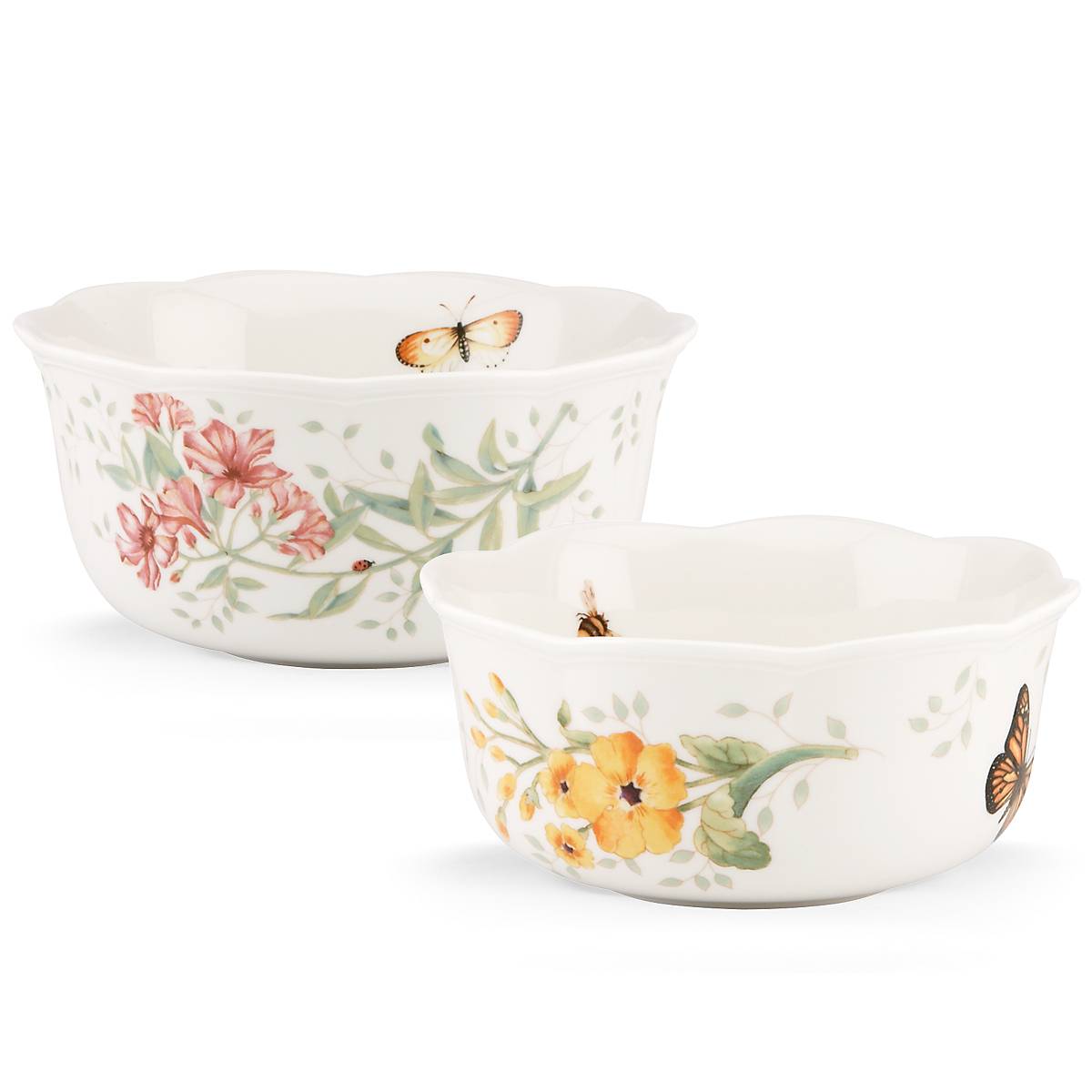 Butterfly Meadow 2-Piece Nesting Bowl Set