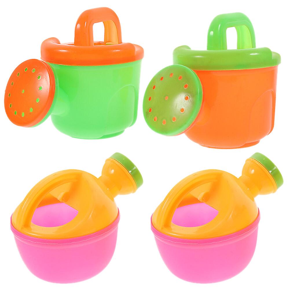 4 Pcs Kids Watering Cans Plastic Watering Cans Garden Watering Cans Plant Watering Cans