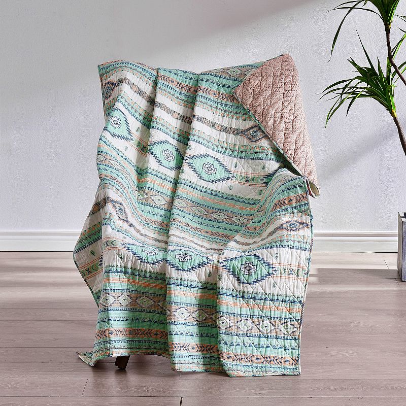 Barefoot Bungalow Phoenix Turquoise Throw