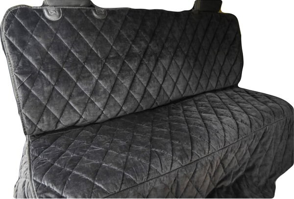 Plush Paws Products Quilted Velvet Waterproof Hammock Car Seat Cover