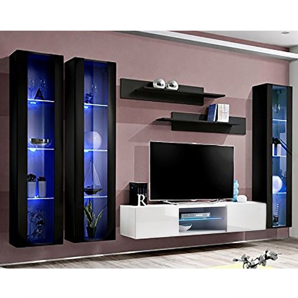 Fly CD2 33TV Wall Mounted Floating Modern Entertainment Center