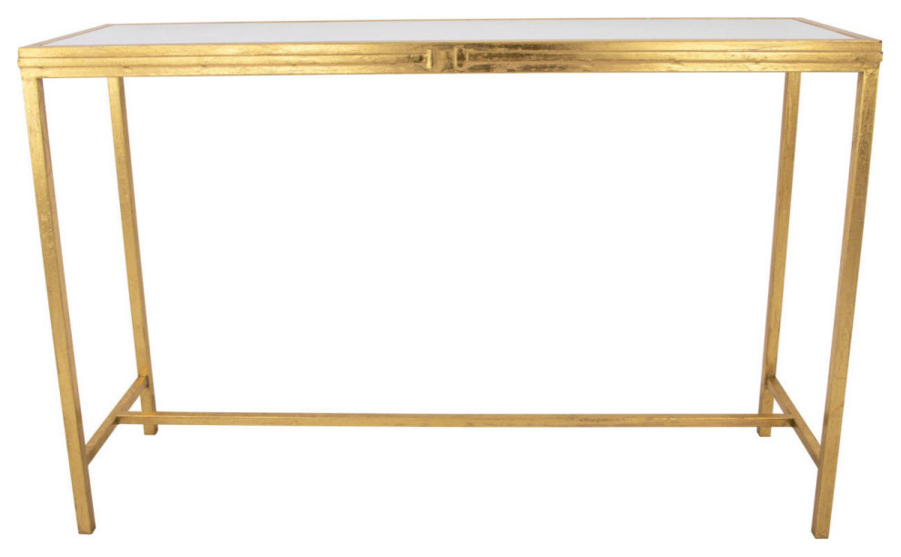 Takara Champagne  ampGold Console Table   Contemporary   Console Tables   by Virgil Stanis Design  Houzz