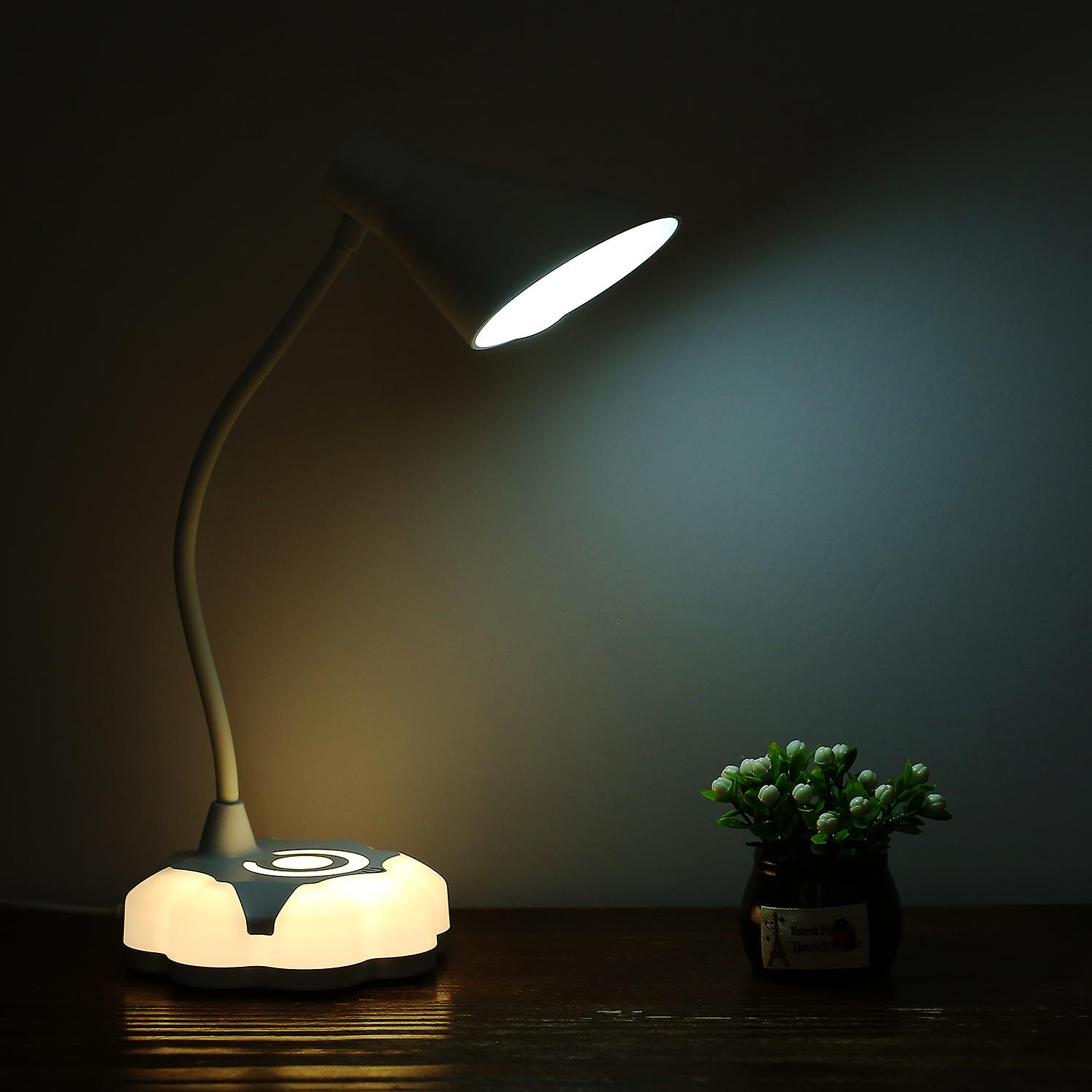 2.8w Flexible Dimmable Usb Led Desk Table Lamp 3 Levels Brightness Touch Sensor Control Reading Night Light D C5v No.236657