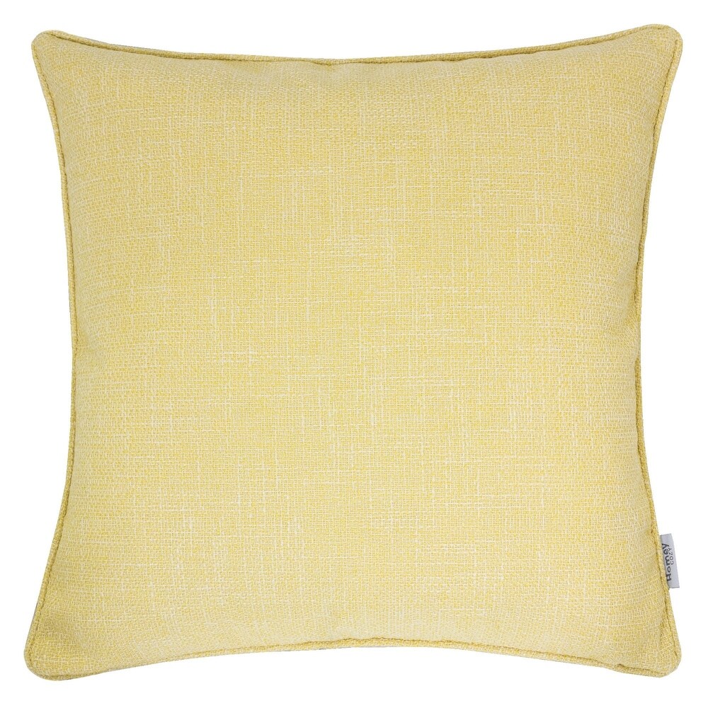 Homey Cozy Solid Throw Pillow Cover   Insert