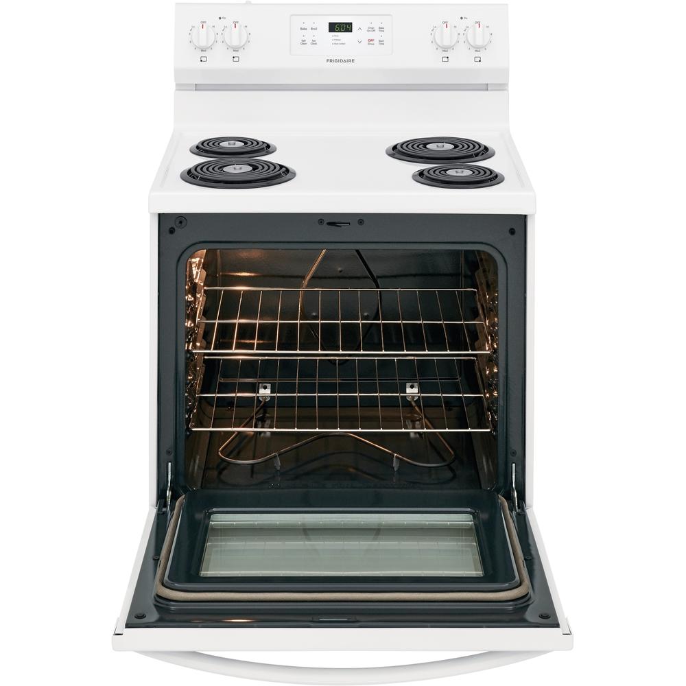 Frigidaire 30-inch Freestanding Electric Range with Self-Clean Oven CFEF3016VW