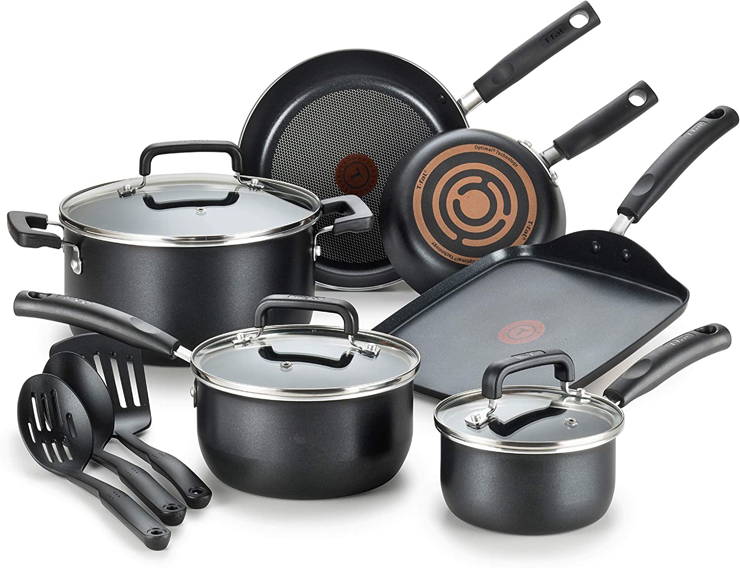 Nonstick Dishwasher Safe Cookware Set, Pots and Pans Set, 12-Piece