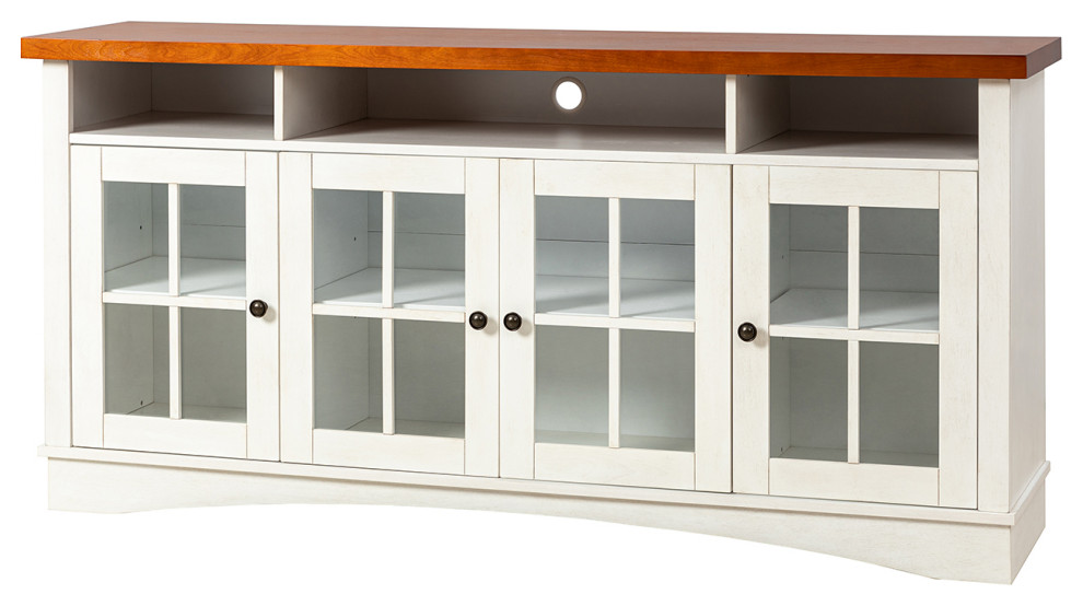 Charlene TV Stand for TVs up to 65   Transitional   Entertainment Centers And Tv Stands   by Karat Home  Houzz