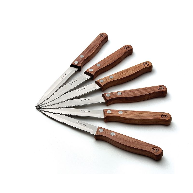 Outset 6-pc. Rosewood Steak Knife Set