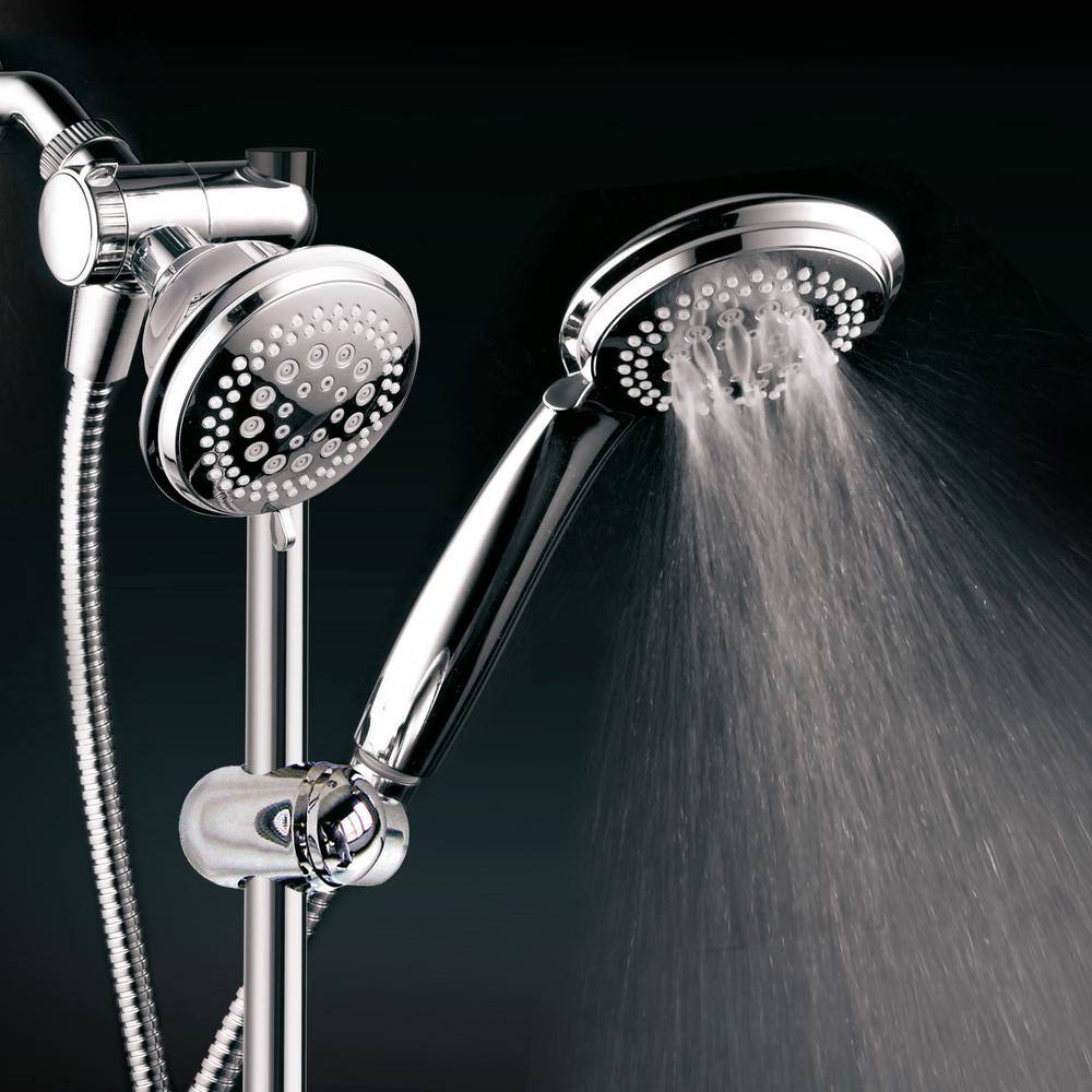 Dream Spa 36-spray 4 in. Dual Shower Head and Handheld Shower Head with Body spray in Chrome 1456