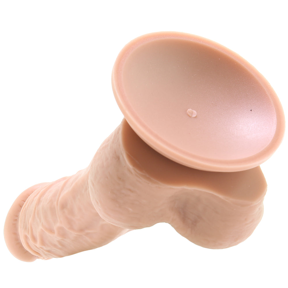 Colours 8 Inch Dual Density Silicone Dildo in White