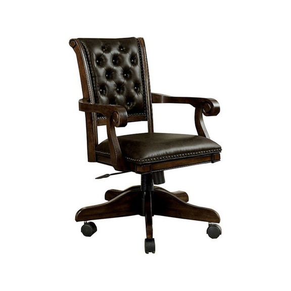 Benzara BM131413 Kalia Contemporary Arm Chair  Bro...