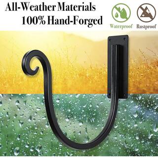 Cubilan Garden Hose Holder Outside: Wall Mount Water Hose Holder-8 in. Heavy-Duty Garden Water Hose Hanger B093Q5BRVF