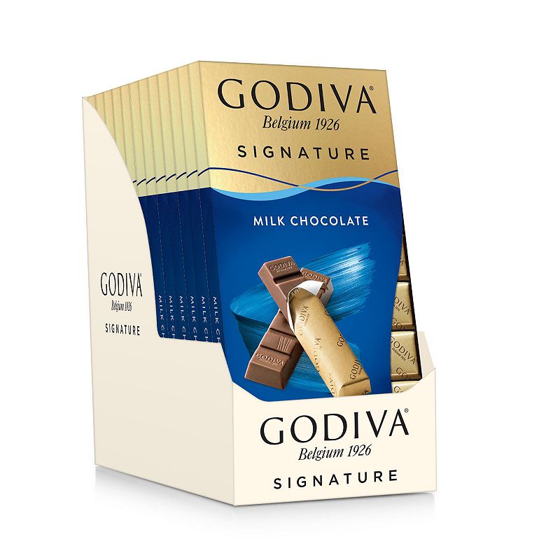 Godiva Signature 12 Pack of 8 Milk Chocolate Mini Bars