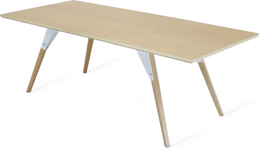 Clarke Thin Rectangle Coffee Table   Midcentury   Coffee Tables   by HedgeApple  Houzz