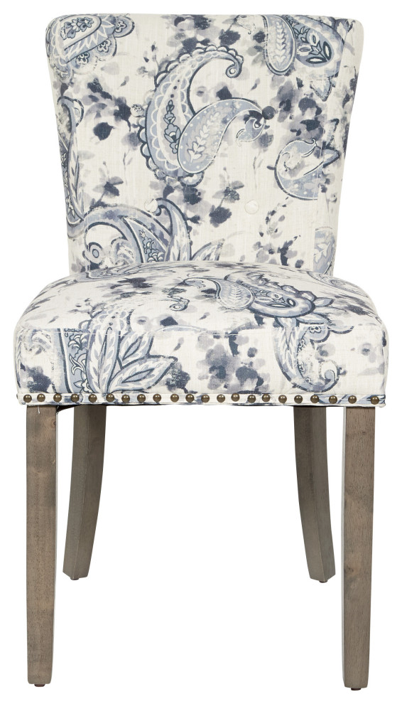 Kendal Dining Chair With Nailhead Detail and Solid Wood Legs   Farmhouse   Dining Chairs   by Office Star Products  Houzz