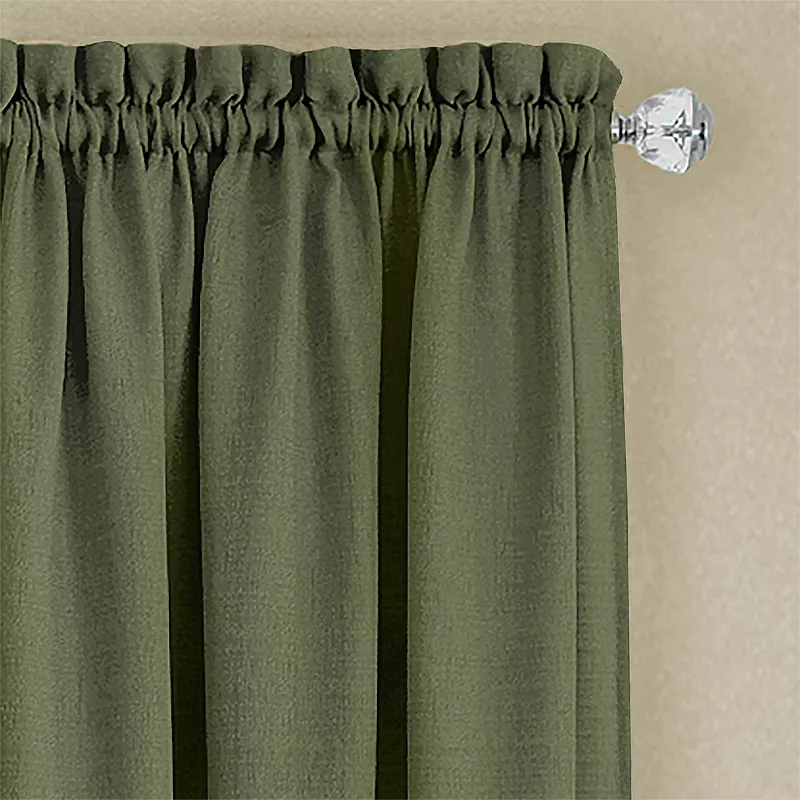 Achim 3-piece Darcy Tier and Valance Kitchen Window Curtain Set