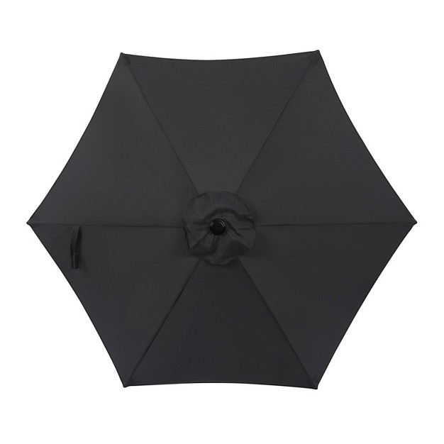 7 5 x27 X 7 5 x27 Bistro Market Patio Umbrella Slate Gray Island Umbrella