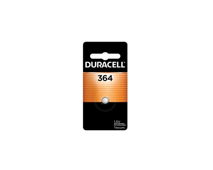 Duracell 364 Silver Oxide Button Battery， 1 Pack