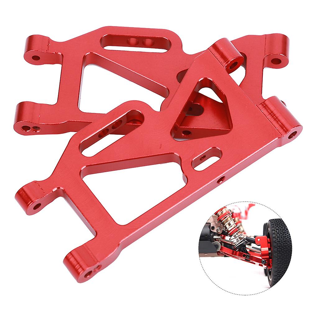 1 Pair Aluminum Alloy Rear Swing Arm Spare Part Fit For Wltoys 144001 1/14 Rc Car Red