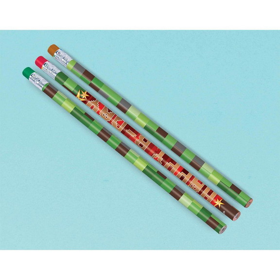 Amscan 269982 Pixelated Pencils (12)   NS