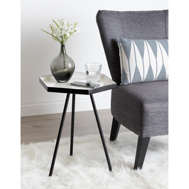 Kate And Laurel Kashvi Hexagon Side Table