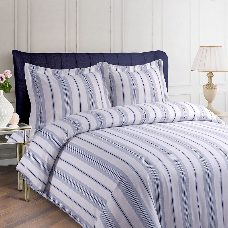 Printed Flannel 3-piece Duvet Cover Set