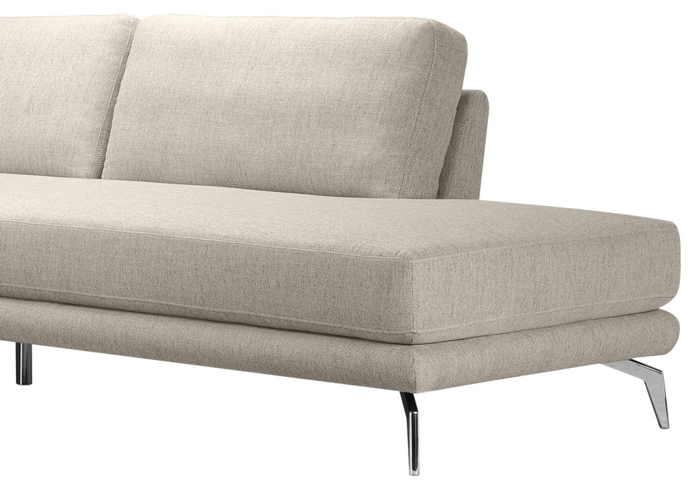 Andy 2 Piece Fabric Sectional   Midcentury   Sectional Sofas   by Abbyson Living  Houzz