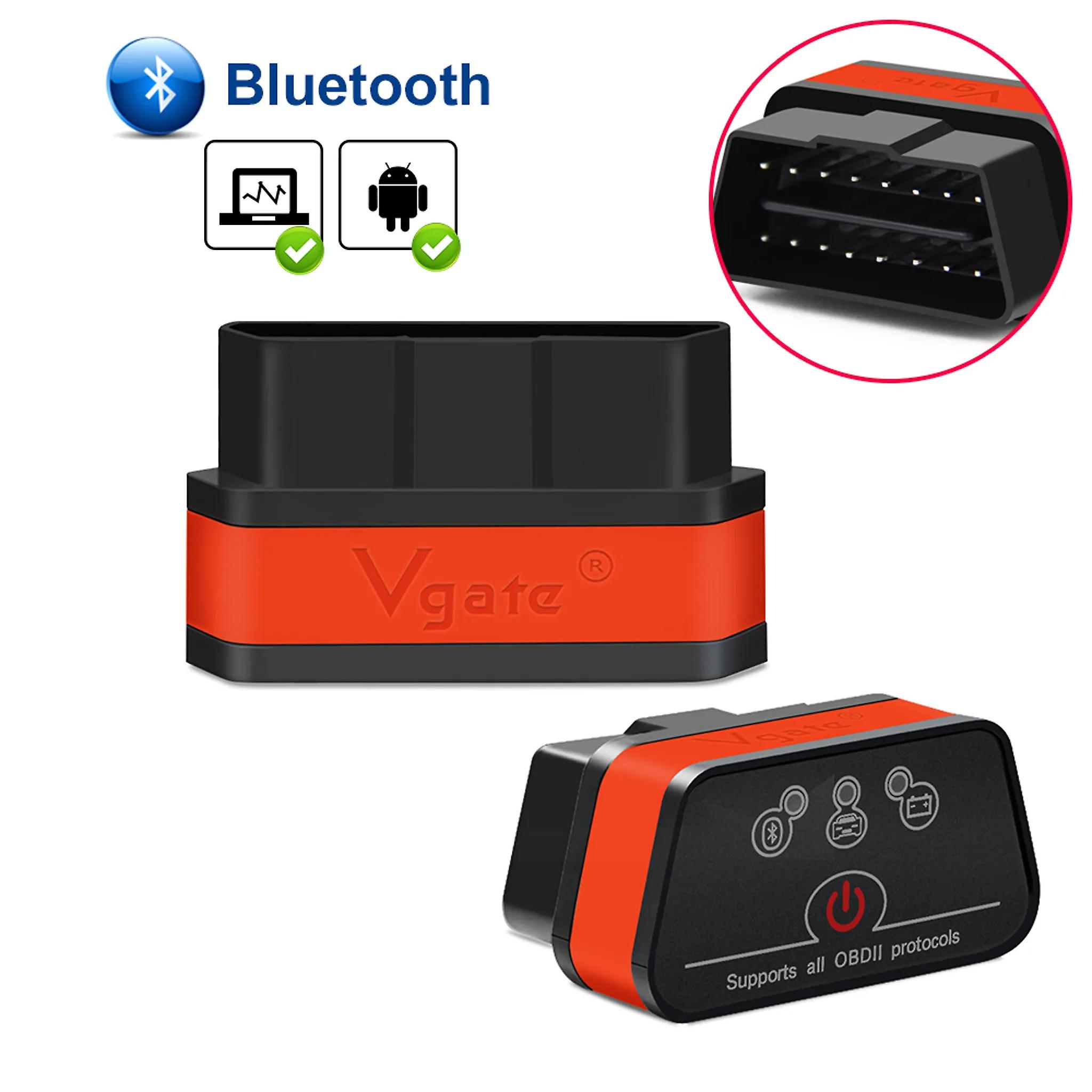 Vgate Icar2 Elm327 Bluetooth Obd2 Auto Diagnostic Tool For Windows， Android