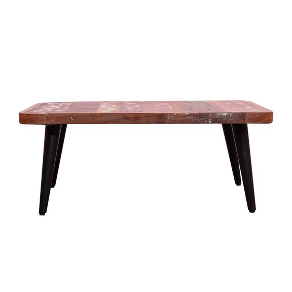 36 Rectangular Reclaimed Wood Coffee Table  Angled...