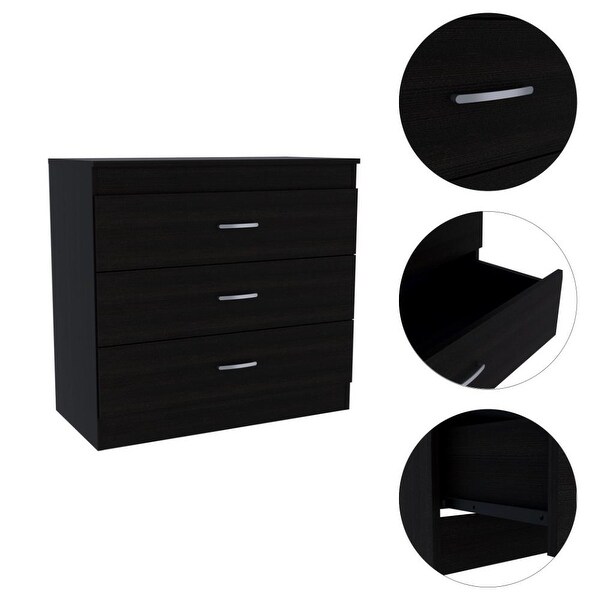 Minimalist Style 3-Drawers Dresser Chests for Bedroom， Modern Storage Dressers Organizer for Living Room， Hallway - - 37828144