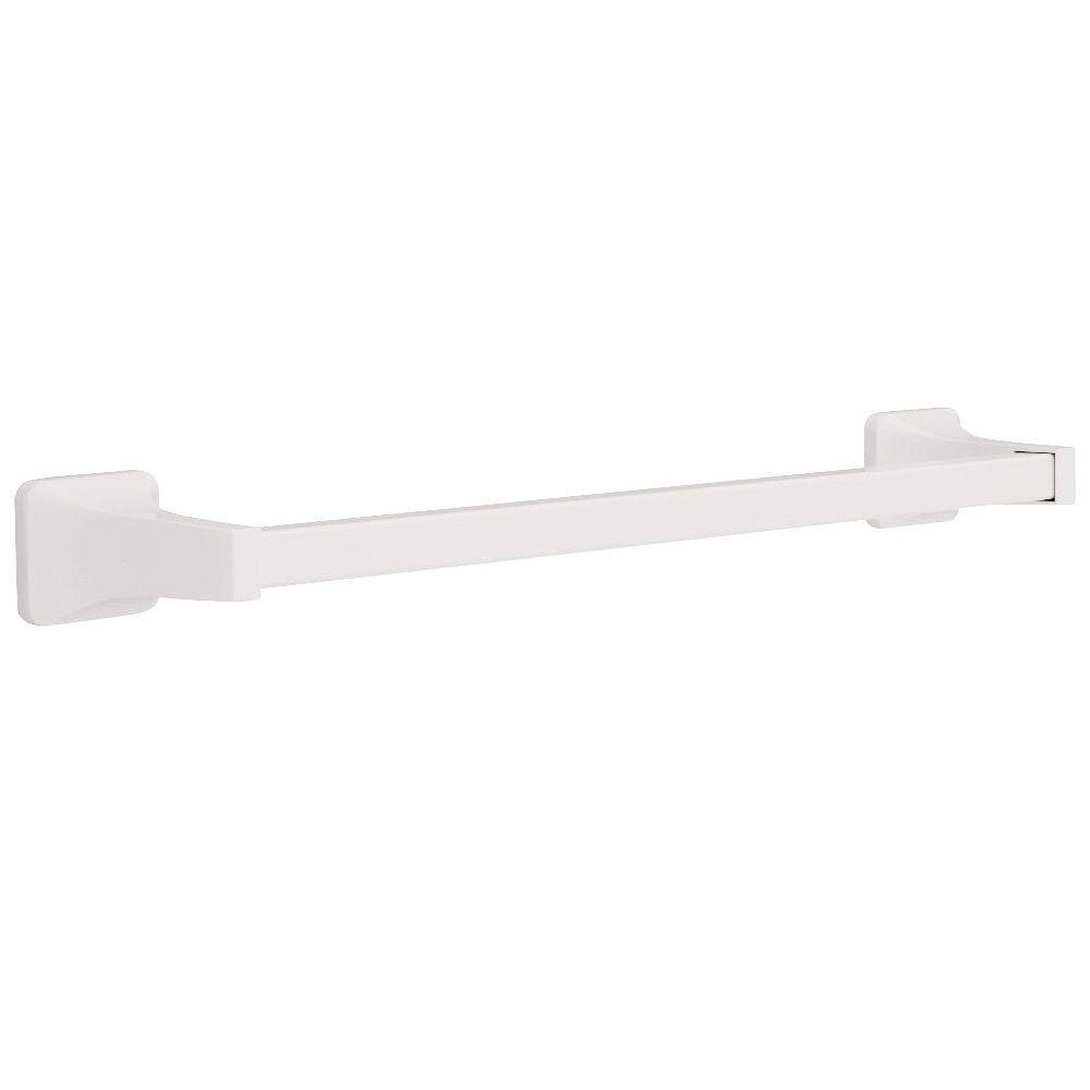 Franklin Brass Futura 18 in. Towel Bar in White D2418W