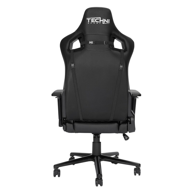 Ergonomic High Back Racer Style PC Gaming Chair  Adjustable Soft Lumbar and Neck Pillows included